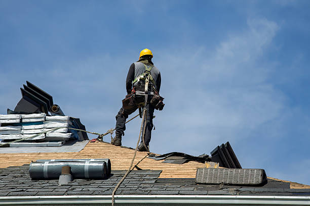 Professional Metal Roofing technician working in Doylestown, WI